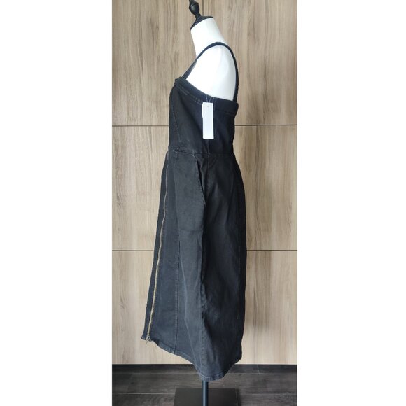 GU Denim Front Zip Dress NWT - Picture 9 of 15